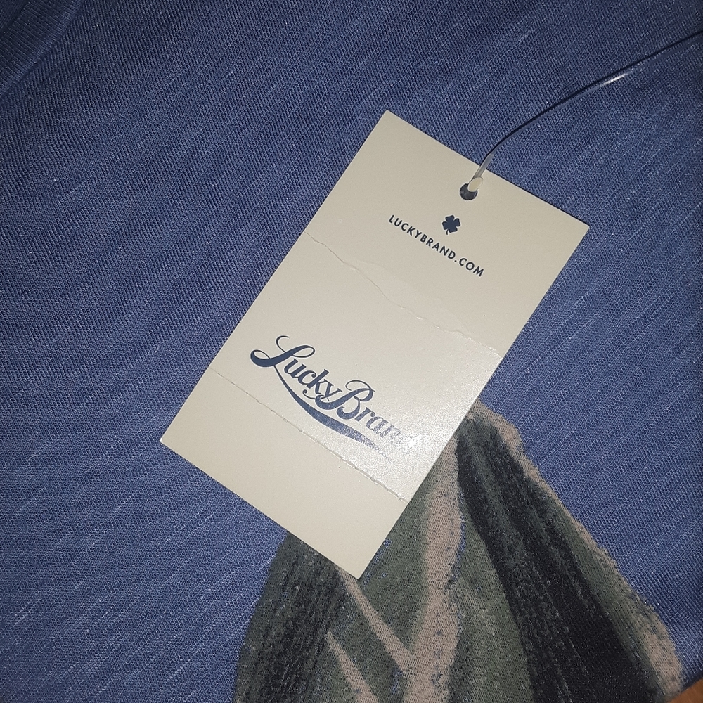 LUCKY BRAND FLORAL TUNIC - Picture 7 of 10